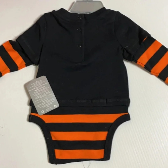 DISNEY BABY NEW BLACK MICKEY MOUSE HALLOWEEN ONSIE TOP SHIRT SZ 3 6 9 12 MONTHS - Picture 4 of 5